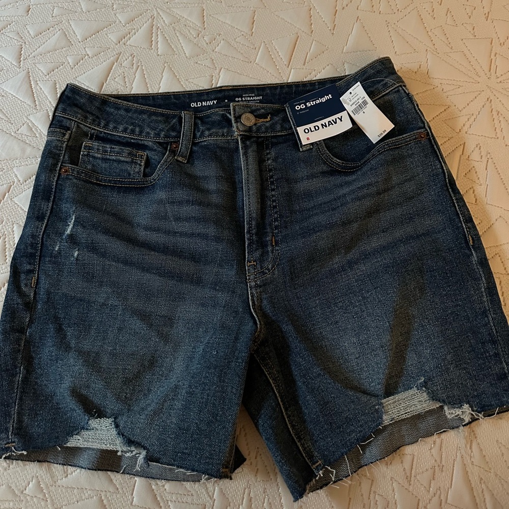 Old navy OG strait high rise shorts